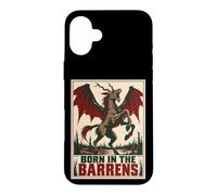 Custodia per iPhone 16 Plus Drago Nato nel Barrens Heavymetal Mitico