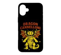 Custodia per iPhone 16 Plus Dragon Cannelloni - Divertente meme gergale italiano Brainrot Pasta