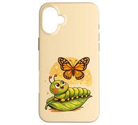 Custodia per iPhone 16 Plus Dream of the Caterpillar - Simpatico design con farfalla ispiratrice