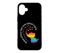 Custodia per iPhone 16 Plus Dream Without Fear Elephant LGBT Rainbow Gay Pride Month