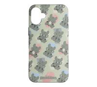 Custodia per iPhone 16 Plus DreamWorks Dragons Toothless Expression Paint Strokes