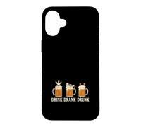 Custodia per iPhone 16 Plus Drink Drink Drunk Beer Gavian Beach Humor