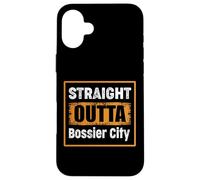 Custodia per iPhone 16 Plus Dritto Fuori Bossier City Louisiana USA Retro Vintage
