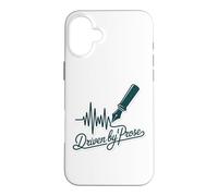 Custodia per iPhone 16 Plus Driven by Prosa Penna stilografica Heartbeat Writer Autore