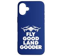 Custodia per iPhone 16 Plus Drone Fly Buona Terra Gooder