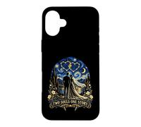 Custodia per iPhone 16 Plus Due Anime Una Storia Sposa Sposo Matrimonio