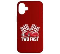 Custodia per iPhone 16 Plus Due Fast 2nd Birthday Cute Race Sports Car Design