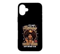 Custodia per iPhone 16 Plus È il mio compleanno giugno maggio Gemini Queen donne afroamericane