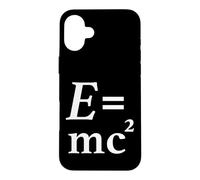 Custodia per iPhone 16 Plus E=mc2 Teoria della relatività Equazione matematica Massa e dono equivalente di energia