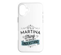 Custodia per iPhone 16 Plus È una cosa Martina che non capiresti divertente Martina