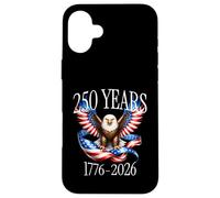 Custodia per iPhone 16 Plus Eagle and Flag 250 Years 1776-2026 250th Birthday