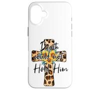 Custodia per iPhone 16 Plus Easter Cross With Sunflower Decor For Blessed Christian Mom
