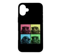 Custodia per iPhone 16 Plus Eastern Box Tartaruga Pop Art Divertente Turtle Lover Photo Booth