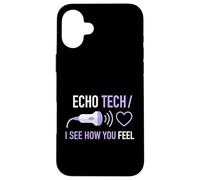 Custodia per iPhone 16 Plus Echo Tech Vedo come ti senti cardiologia diagnostica medica