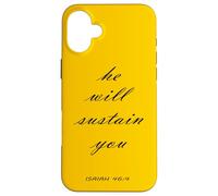 Custodia per iPhone 16 Plus Egli ti sosterrà Isaia 46:4