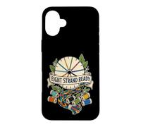 Custodia per iPhone 16 Plus EIGHT STRAND READY Kumihimo Disco Intreccio Bobine