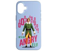 Custodia per iPhone 16 Plus Elf Movie He's an Angry Elf