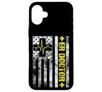 Custodia per iPhone 16 Plus Emergency Medicine Physician ICU Critical Care ER Doctor