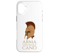 Custodia per iPhone 16 Plus Eneide - Mitologia romana - Arma Virumque - Latino classico