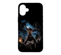 Custodia per iPhone 16 Plus Epic Bible Story Christian Graphic - Samson Battle