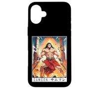Custodia per iPhone 16 Plus Epic Japanese Anime Christian Faith Bible Graphic - Samson