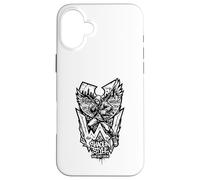 Custodia per iPhone 16 Plus Equipaggio di ali graffiti stile Shaolin stile Urban Warrior Hip Hop