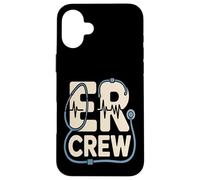Custodia per iPhone 16 Plus ER Crew - Stetoscopio di pronto soccorso per infermieri, medici
