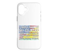 Custodia per iPhone 16 Plus Ero fedele al mio paese