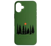 Custodia per iPhone 16 Plus Escape Scopri il mondo Foresta Escursioni e natura
