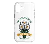 Custodia per iPhone 16 Plus Escursione Wild Narcisus Riviera Vaudoise Les Pleiades