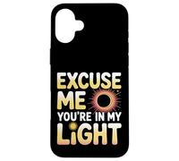 Custodia per iPhone 16 Plus Excuse Me You're In My Light Science Astronomy Nerd -