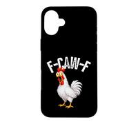 Custodia per iPhone 16 Plus F-Caw-F Funny Chicken Hilarious Rooster Meme Graphic Tee