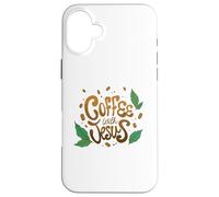 Custodia per iPhone 16 Plus Faithful Coffee Devotion with My Savior