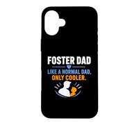 Custodia per iPhone 16 Plus Family Parenting Foster Dad Like A Normal Dad Only Cooler