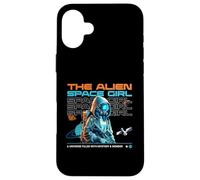 Custodia per iPhone 16 Plus Fantascienza The Alien Space Girl Universo Mistero E Meraviglia