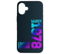 Custodia per iPhone 16 Plus Fantastico marzo 1978 dal 1978 Vintage 1978 Retro 1978