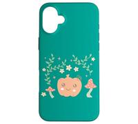 Custodia per iPhone 16 Plus Farmcore Mushroom Cute Pastel Pumpkin Cottagecore Aesthetic