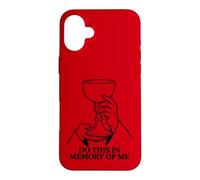 Custodia per iPhone 16 Plus Fate questo in memoria di me Eucaristia Messa cattolica