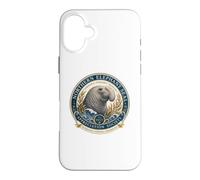 Custodia per iPhone 16 Plus Fauna selvatica della migrazione delle foche dell'elefante sett
