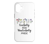 Custodia per iPhone 16 Plus Fearfully & Wonderfully Made Sign Bible Verse Psalm 139:14