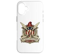 Custodia per iPhone 16 Plus Fedele Opposizione dal 1776 Liberty Cap Shield Crest