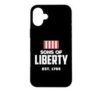 Custodia per iPhone 16 Plus Figli della Libertà Boston Massachusetts