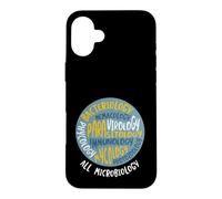 Custodia per iPhone 16 Plus Filiali della scienza della microbiologia, scienziato microbiologo