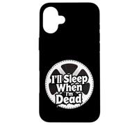 Custodia per iPhone 16 Plus Filmmaker Editor Horror Movie I'll Sleep When I'm Dead