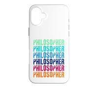 Custodia per iPhone 16 Plus Filosofo - Colorato