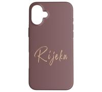 Custodia per iPhone 16 Plus Fiume Croazia Design elegante vintage
