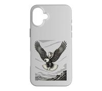 Custodia per iPhone 16 Plus Flaga Demone Strega Venti E Ali Selvatiche