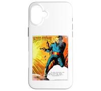 Custodia per iPhone 16 Plus Flash Gordon Ray Pistola Blast Retrò Fumetto