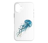 Custodia per iPhone 16 Plus Flusso delle meduse dell'oceano