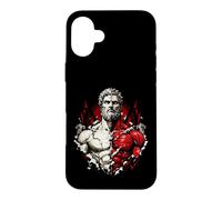 Custodia per iPhone 16 Plus Forza all'interno di Anatomia Muscolare Fitness Graphic Design